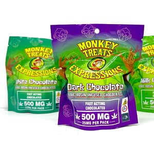 Monkey Treats Expressions Rosin Chocolate