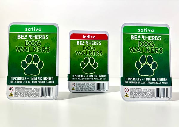 Bear Herbs Dog Walker Preroll Pack