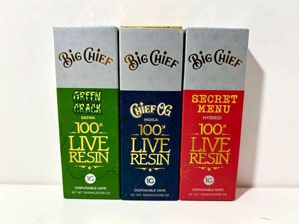 Big Chief Live Resin Disposable