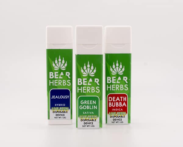 Bear Herbs 1g Live Resin Disposable