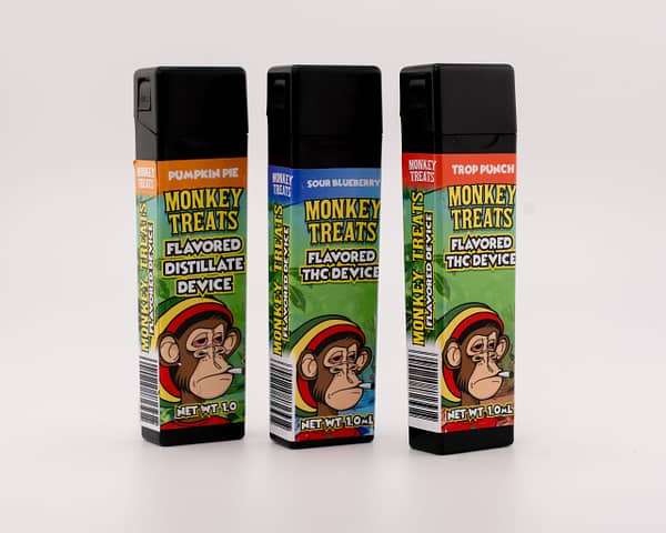 Monkey Treats Flavored Distillate Disposable