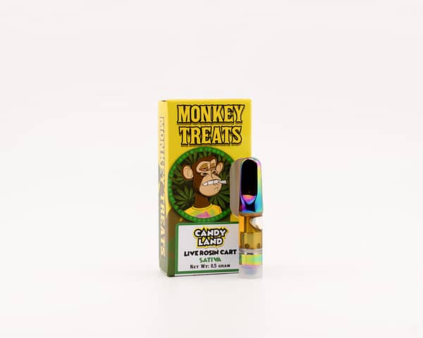 Monkey Treats Live Rosin Cart