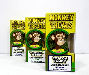 Monkey Treats Live Rosin Cart