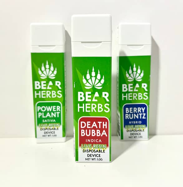 Bear Herbs 1g Live Resin Disposable